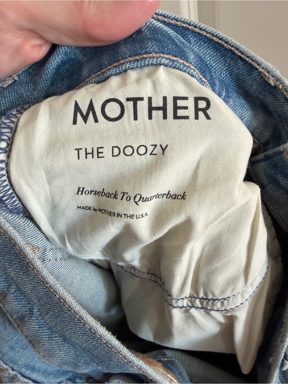 Mother Women's The Doozy Blue Flared Jeans - Picture 5 of 8